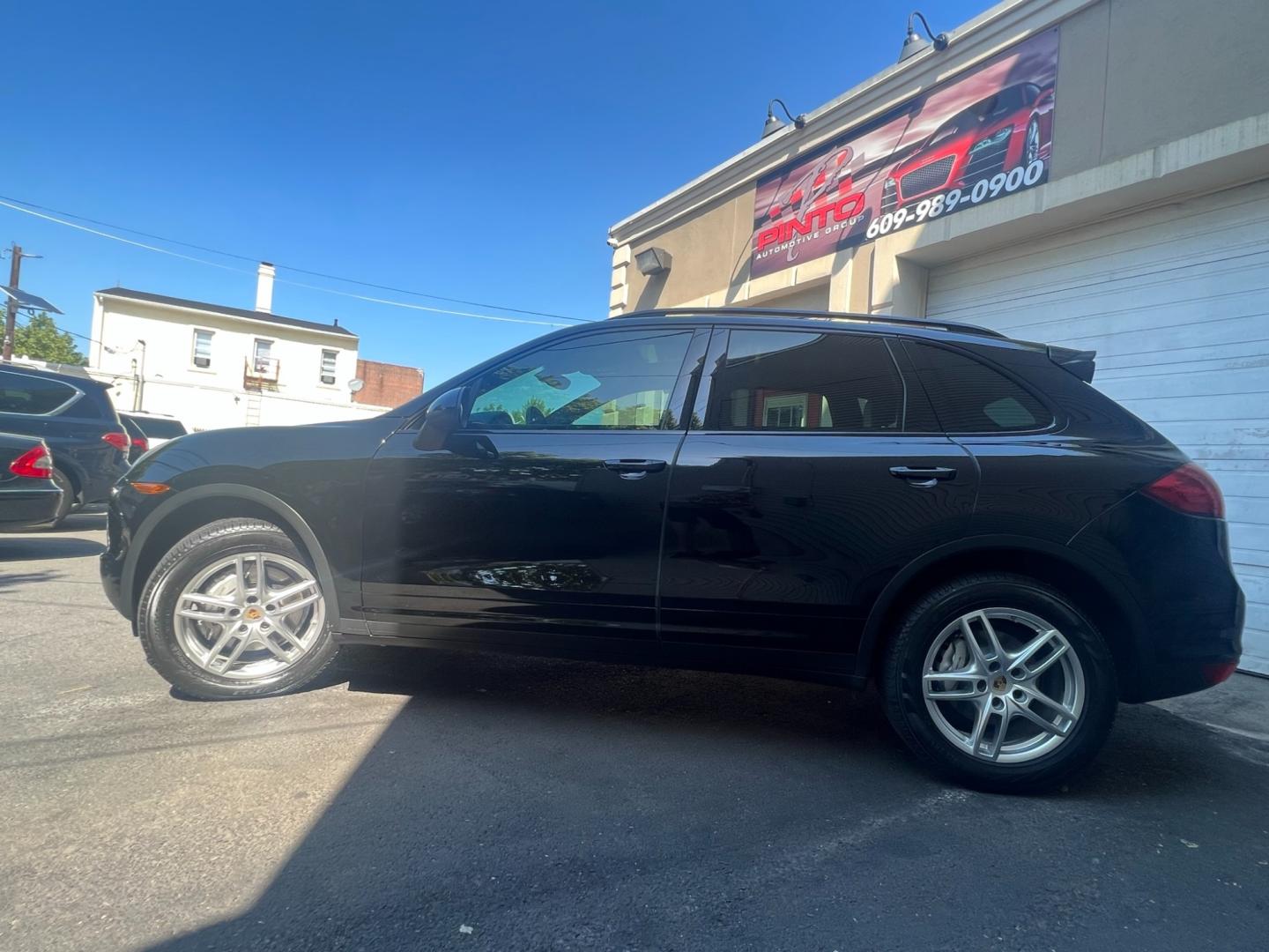 2014 BLACK /Black Leather Porsche Cayenne s (WP1AB2A20EL) with an 4.8L V8 DOHC 32V engine, 8 Speed Automatic transmission, located at 1018 Brunswick Ave, Trenton, NJ, 08638, (609) 989-0900, 40.240086, -74.748085 - This Porsche Cayenne is a super clean,well maintained black beauty! Always serviced and needs nothing. Please call Anthony to set up an appt. 609-273-5100 - Photo#23